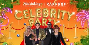 WhichBingo Celebrity Party at Dabbers City