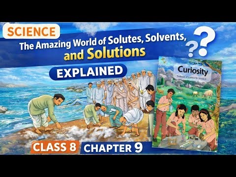 The Amazing World of Solutes, Solvents and Solutions – Class 8 Science NCERT | Chapter 9 | Part 2