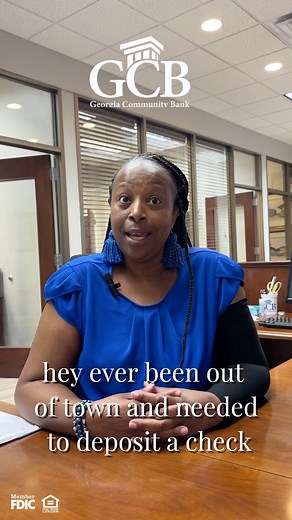 1.9K views · 29 reactions | Did you know we offer mobile deposits? Banking made easy with Georgia Community Bank! To learn more, visit GCB.bank #GeorgiaCommunityBank #GCB #MobileDeposits #LocalBank #BankingMadeEasy | Georgia Community Bank | Facebook