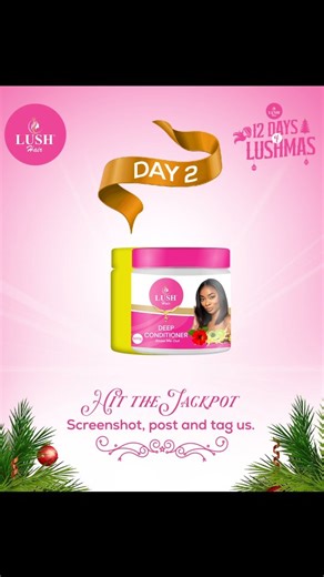 Lush Haircare NG on Instagram: "How fast are your hands? Take a screenshot and tag us on your story. #LushHair #LiveTheSoftlife #12DaysofLushmas #PinkSanta"