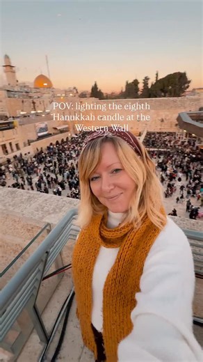 Miriam Harary-Van Laar on Instagram: "That these lights may light up the world ✨🕯️ @western.wall #israel #visitisrael #jewishlife #hanukkah"