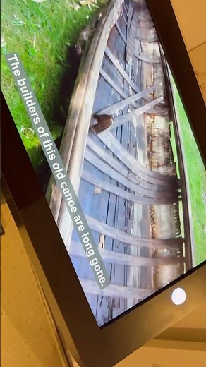 BIRCHWOOD CANOE RESTORATION MARITIME MUSEUM #maritimemuseum #canoe