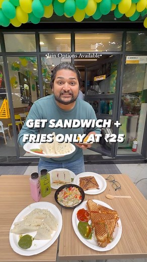 43K views · 31 reactions | • ₹25 mein SANDWICH + FRIES • as Mumbai’s...