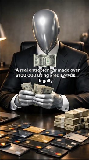 "He Made $100,000 Using Credit Cards." 🇺🇸😱 #shorts #usa #usashorts