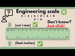 Engineering scale Easy to understand | how to use scale in engineering drawing