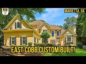 Living in Marietta GA: This Custom East Cobb Mansion is Unreal!