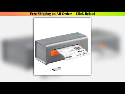 SucceBuy Thermal Label Printer 4X6 Shipping Label Printer with Automatic Label Recognition