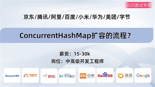 【Java面试】京东一面：ConcurrentHashMap扩容的流程？