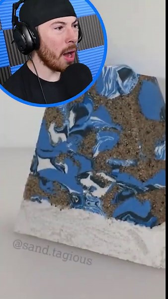 Kinetic sand experiments that are oddly mesmerizing
