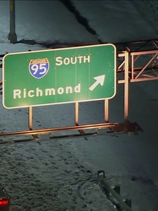 I-95 in northern Virginia back open after drivers stranded overnight due to winter storm