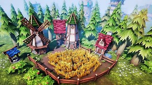 fantasy village asset pack wip