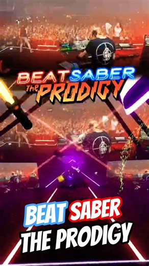 When the game becomes a concert: The Prodigy in BEAT SABER #VR #metaquest #beatsaber