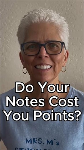 Do Your Notes Cost You Points? #shorts #studyhacks #studyskills