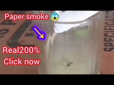 How to make a Paper Smoke | Paper smoke magic Trick | MR. KANISHK HACKER