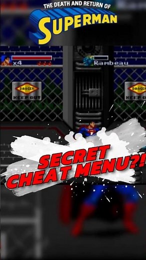 How to Unlock the Cheat Menu in The Death of Superman (SNES) #nintendo #retro #gaming