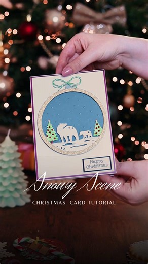 5.5K views · 62 reactions | Want to create a Christmas card that truly feels like a winter wonderland? ❄️✨ In this step-by-step video tutorial, we show you how to craft a beautiful snowy scene Christmas card, complete with texture, layers and that magical frosted finish. It’s easier than it looks and perfect for sending a handmade touch this festive season. Give it a try and share your snowy creations with us!  #ChristmasCrafts | Crafter's Companion | Facebook