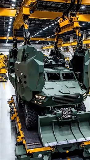 Armored Recovery Vehicle Assembly Timelapse – Inside Heavy Military Factory #MilitaryEngineering