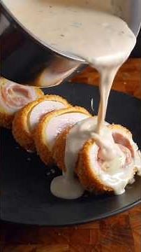 Crispy Chicken Cordon Bleu Recipe | Golden, Juicy & Creamy Homemade Chicken