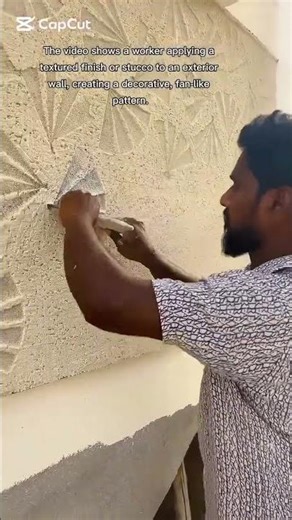 creating a decorative, fan-like pattern.