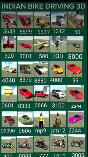 WoW 😍 Amazing Cheat Code ✨️Of Indian Bike Driving 3D #shorts #indianbikedriving3d #gaming#cheatcode