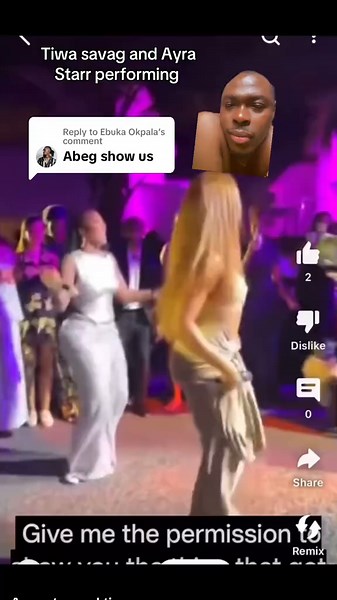 Ayra Starr and Tiwa Savage On Stage Performance