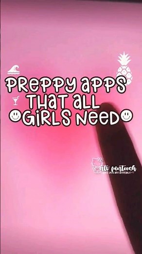 preppy apps that all girls should have 🌷‼️💗⚡