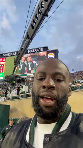 161K views · 6.5K reactions | "We out here. Spartan Nation this is what we do, winners win" ️Mateen Cleaves and Draymond Green are in the house supporting Michigan State Football  | Big Ten Network | Facebook