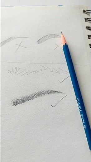 ✨ How to Draw Perfect Eyebrows | Easy Pencil Sketch Tutorial for Beginners