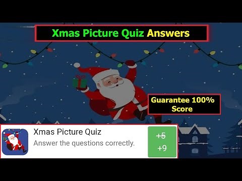 Xmas Picture Quiz answers | Christmas Picture Puzzle Quiz | Videoquizstar
