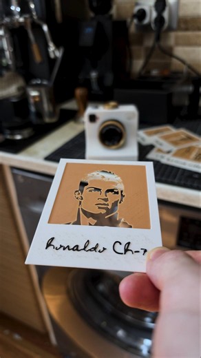 3D Printed Camera That Prints on Coffee