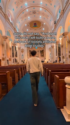 John Wilbur on Instagram: "Jesus founded the One, Holy, Catholic, and Apostolic Church.🇻🇦“And I tell you, you are Peter, and on this rock I will build my church, and the gates of Hades will not prevail against it.” Matthew 16:18–19… - - - #fyp #relatable #explore #catholic #vatican"