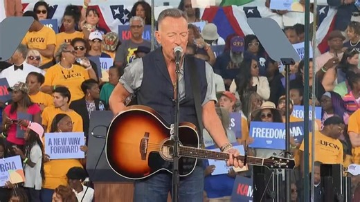 Bruce Springsteen is harkening back to the glory days of the protest song. Less than a week after the fatal shooting of Alex Petti, the boss has released a track denouncing what happened. He says he wrote "Streets of Minneapolis" on Saturday, the same day Prettie was killed. It also comes less than two weeks after he slammed ICE on stage, shortly after agents killed Renee Good. on Springsteen dedicated his new song to the people of Minneapolis and immigrants -- and in memory of Pretti and Good.