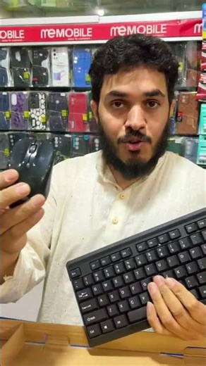 Laptop, computer wireless keyboard and mouse #hitechcenter #onestopsolution #mobileaccessories #glas
