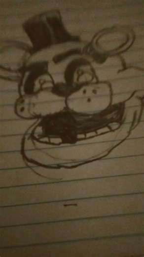 Freddy fazbear drawing 🤟🤣 #fnaf #freddyfazbear