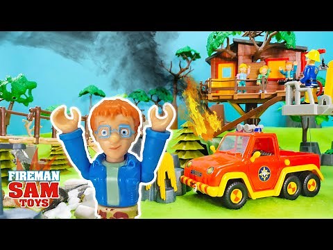 Fireman Sam 🚒 Fire at Tree House - Kids Story with Norman Price