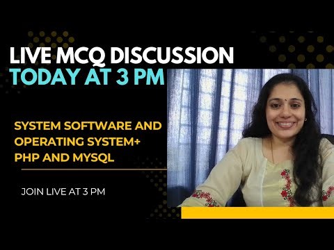 🔥 Live MCQ Discussion @ 3 PM | System Software & OS + PHP & MySQL 🔥