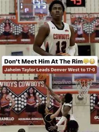 Jaheim Taylor is a 6’4 forward in the Class of 2026 who brings athleticism and physicality on both ends of the floor. He’s an explosive finisher around the rim, thrives in transition, and consistently impacts the game with his defensive energy. #basketball #media #fyp #sum2prove #colorado