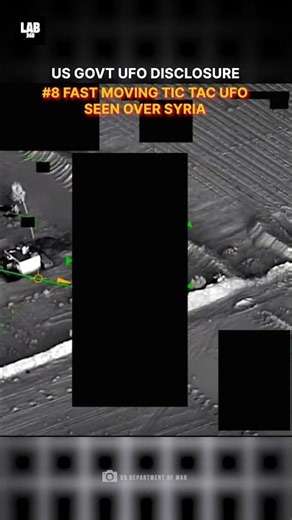 Fast Moving Tic Tac UFO Caught On Camera over Syria! #trending #alien #lab360