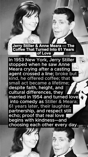 Jerry Stiller & Anne Meara — The Coffee That Turned Into 61 Years of Love ☕❤️#shortvideo