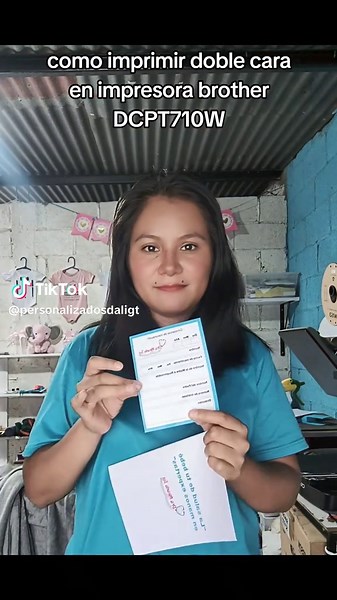 Imprimir Doble Cara con la Brother DCPT710W