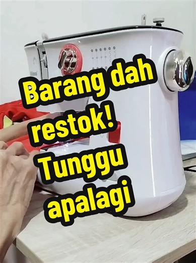 Mesin Jahit Riino Kini Restok: Sempurna untuk Pemula