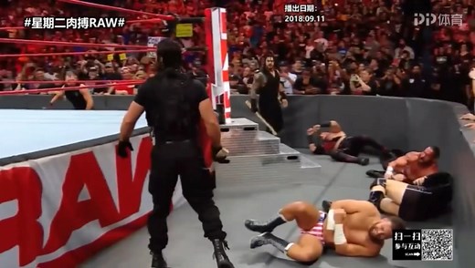 wwe捍卫者精彩战斗混剪，一起打过架的兄弟The Shield