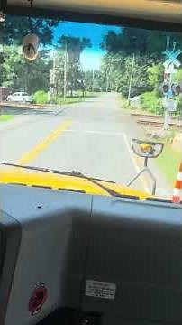 School Bus How To Cross Railroad Tracks NYS CDL Test Video 6 of 6