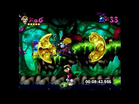 Rayman 1 Any% PS1 Speedrun in 1:21:50