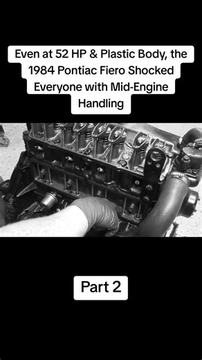 Even at 52 HP & Plastic Body, the 1984 Pontiac Fiero Shocked Everyone with Mid-Engine Handling #retrocar #classiccar #automotive #carenthusiast #carmaintenance
