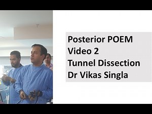 Learning video for POEM for Achalasia Cardia: Technique of Dissection in the tunnel (Video 2)