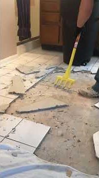 Demo fork tile and backer board removal