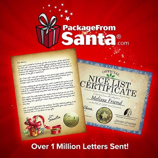 2025 Letters From Santa! - Save Today at PackageFromSanta.com