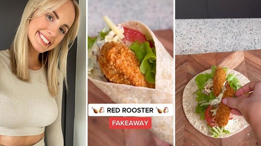 Fitness coach shares her low calorie Red Rooster wrap