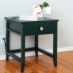 DIY End Table With Charging Station - Anika's DIY Life